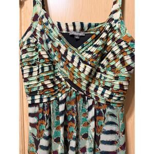 Roz & Ali‎ Earthtone Tank Dress, Maxi Length, Size 16